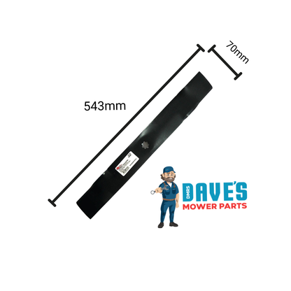 John Deere Ride On Mower Mulching Blade 42 Inch | DMP_BLR6887 replaces GX22151