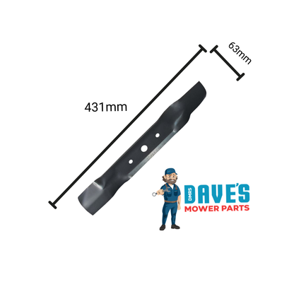 John Deere Ride On Mower Standard Blade 48 Inch | DMP_B1JD6014 replaces GX20250