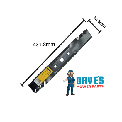 John Deere Ride On Mower Mulching Blade 48 Inch | DMP_B1PD5044 replaces GX20819