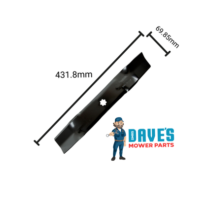 John Deere Ride On Mower Standard Blade 48 Inch | DMP_BLR8442 replaces gx21784