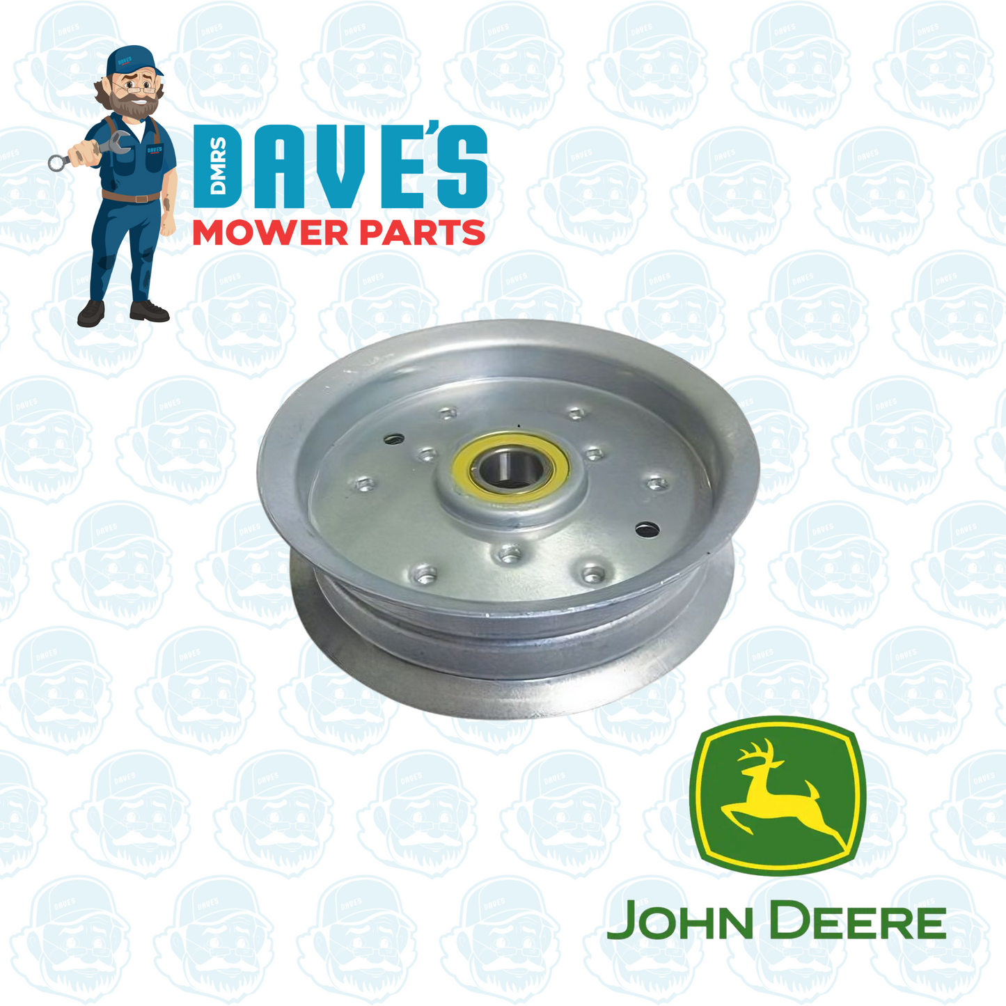 Flat Deck Idler Pulley JOHN DEERE Common 42" Ride On Mowers - GY20110 GY20629 L100 GY20110