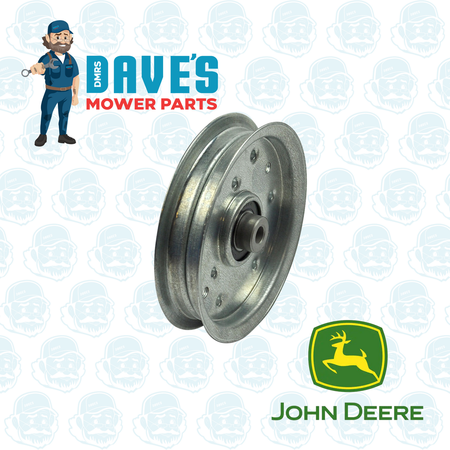 Flat Idler Pulley JOHN DEERE Ride On Mowers - PUL7656