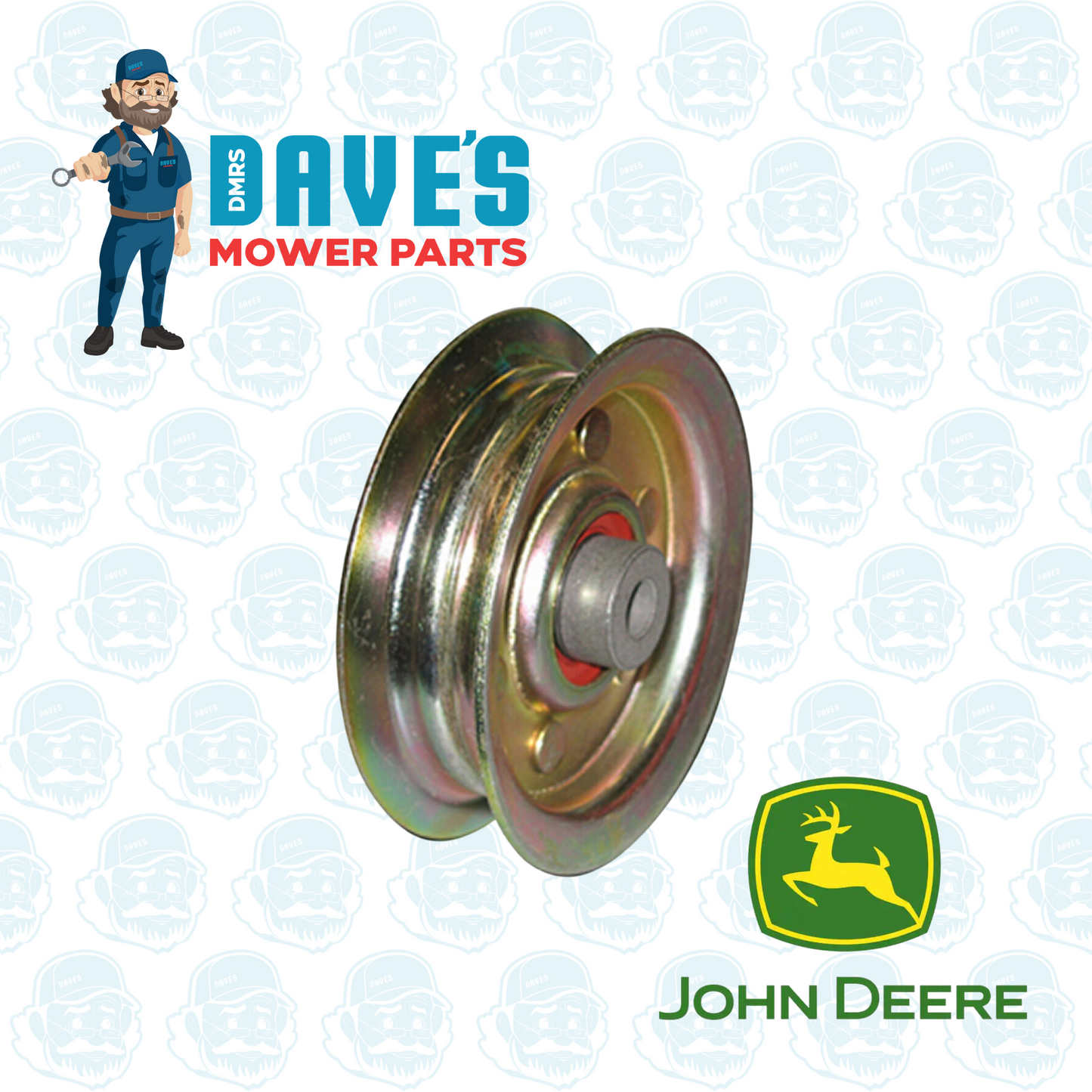 38" Deck Flat Idler Pulley JOHN DEERE SABRE Ride On Mowers - PUL6540