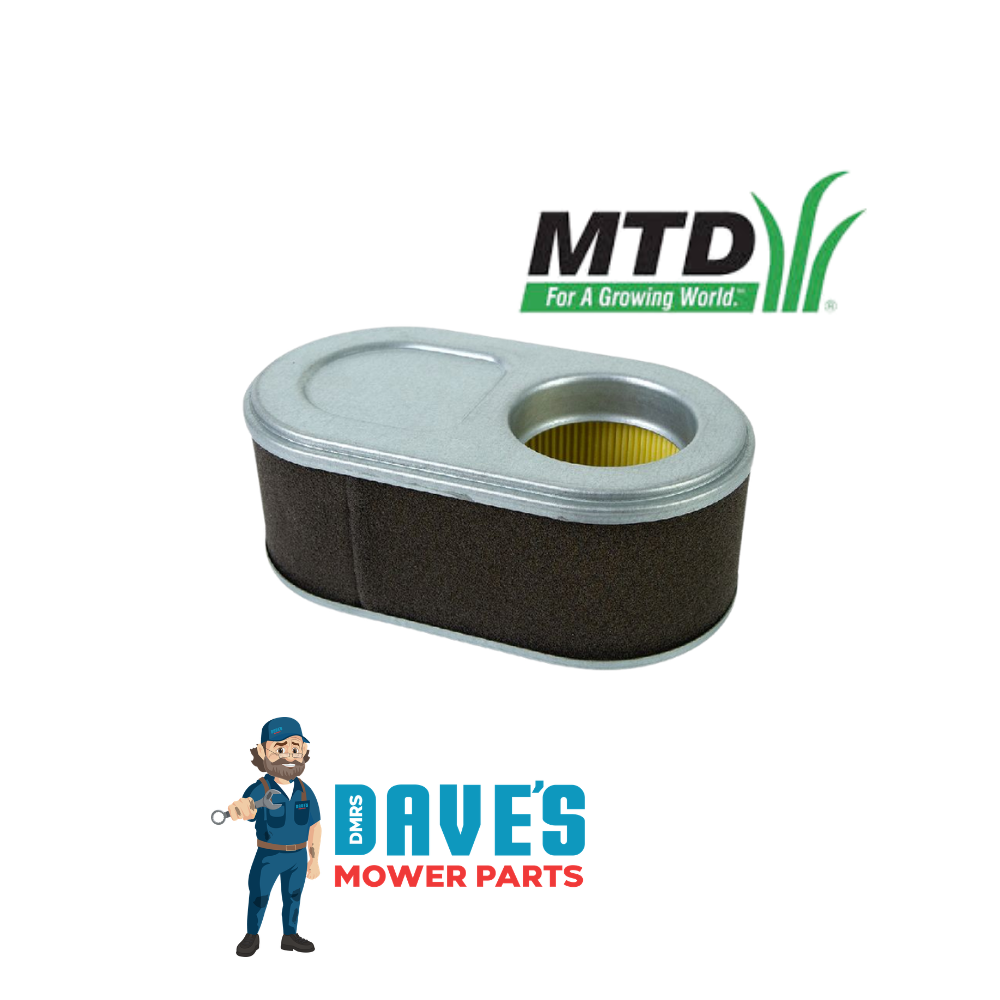 MTD Air Filter - Metal Oval DMP_ZSP100060771 Suits 420cc & 452cc Powermore Engines