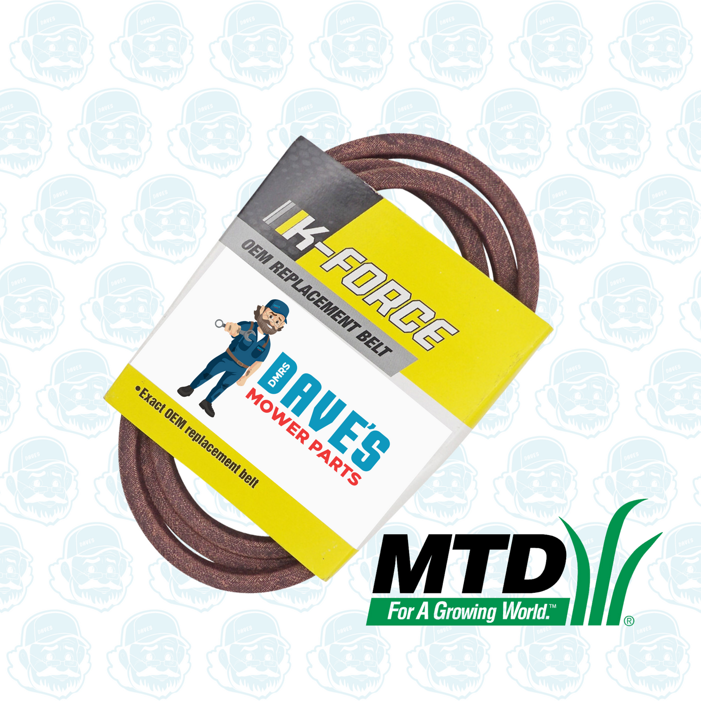 Upper Transmission Drive Belt MTD Yardman Ride On Mower *Genuine Spec* 954-0468