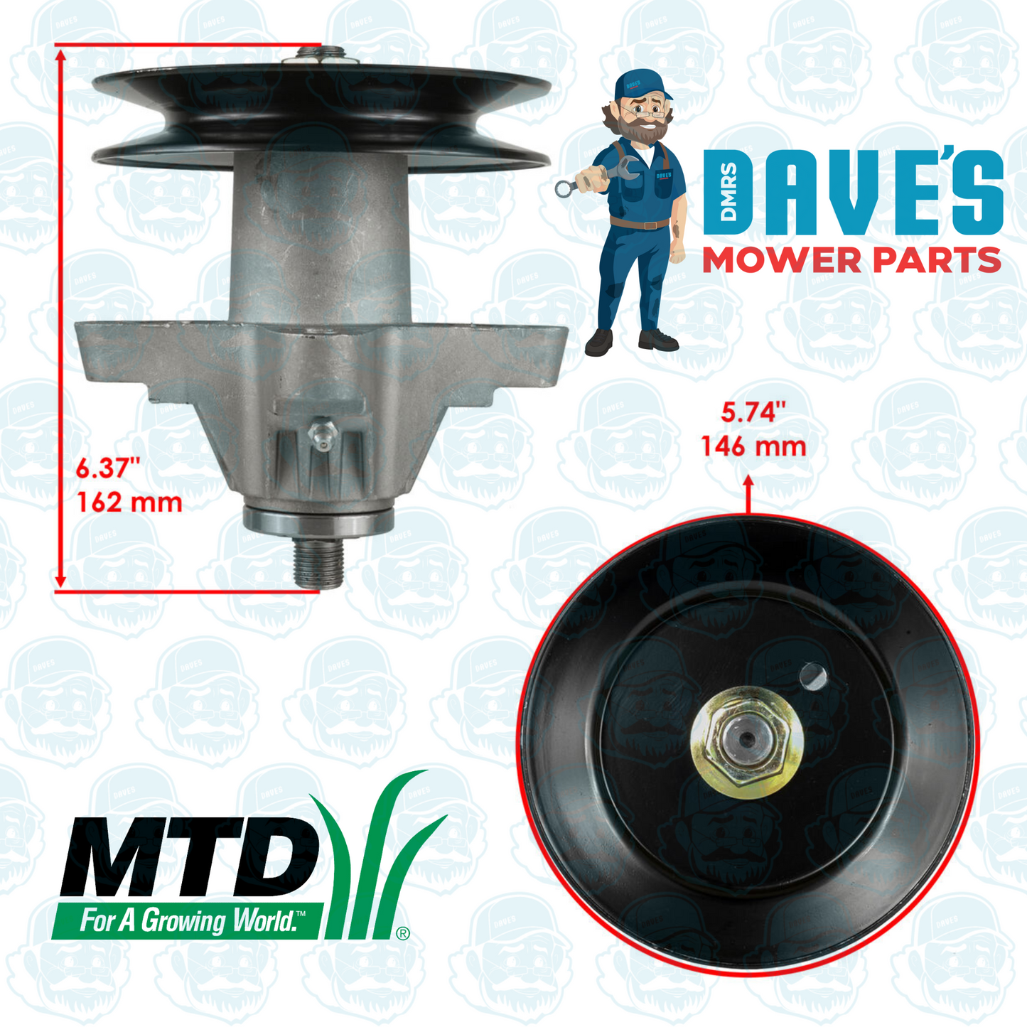 50" & 54" Deck Spindle For MTD / CUB CADET / ROVER Ride On Mowers 918-04125, 918-04126