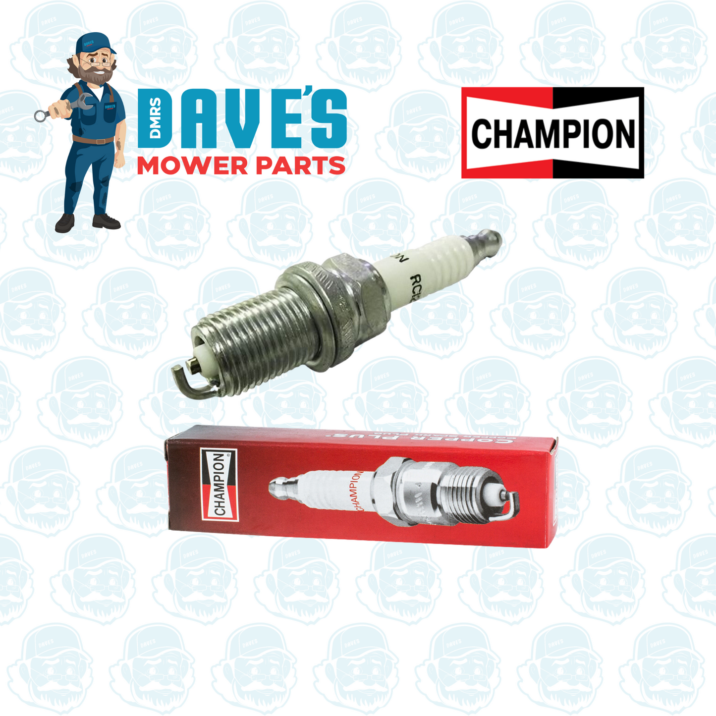 Champion RC12YC Spark Plug fits Most Briggs & Stratton and Kohler OHV Engines