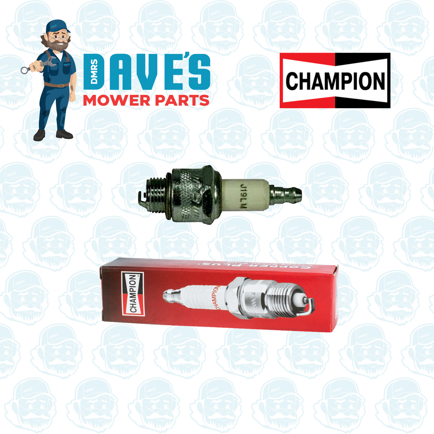 Champion RJ19LM Spark Plug fits Select Briggs & Stratton Engines