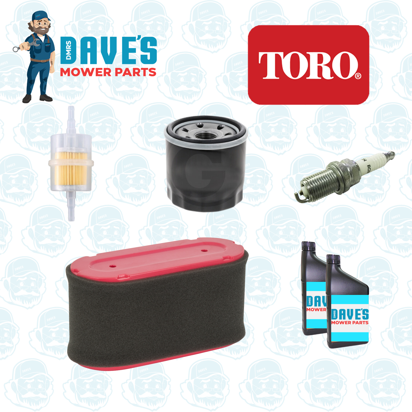 Service Kit to suit	Toro Time Cutter Multiple Models