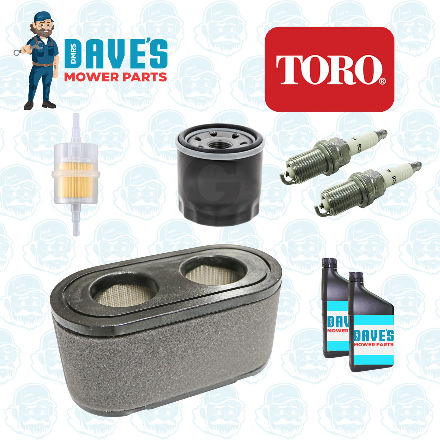 Service Kit to suit	Toro TimeCutter V-Twin Engine