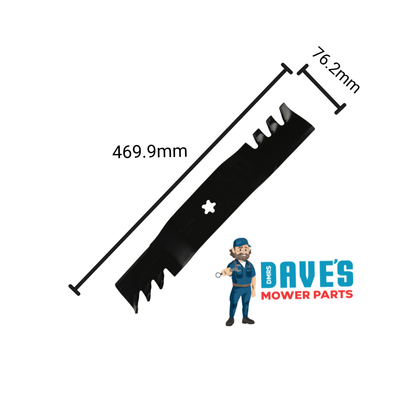 Husqvarna Ride On Mower Mulching Blade 54 Inch | DMP_BLR8201 replaces 532187255