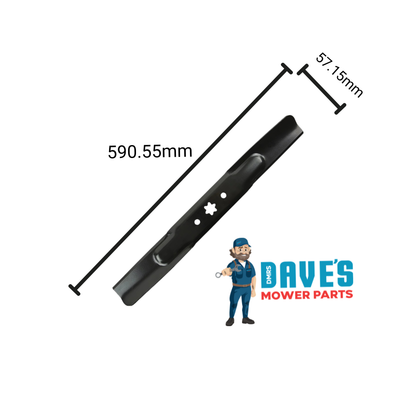Cub Cadet Ride On Mower High Lift Blade 46 Inch | DMP_BLR8357 replaces 942-04244