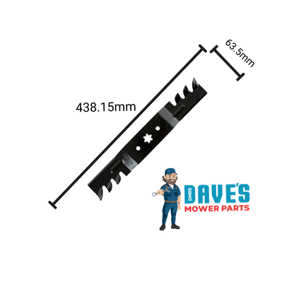 Cub Cadet Ride On Mower Gator Blade 50 Inch | DMP_BLR8446 replaces 742-05052-X