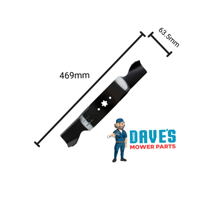 Cub Cadet Ride On Mower Standard Blade 54 Inch | DMP_BLR7645 replaces 942-0677