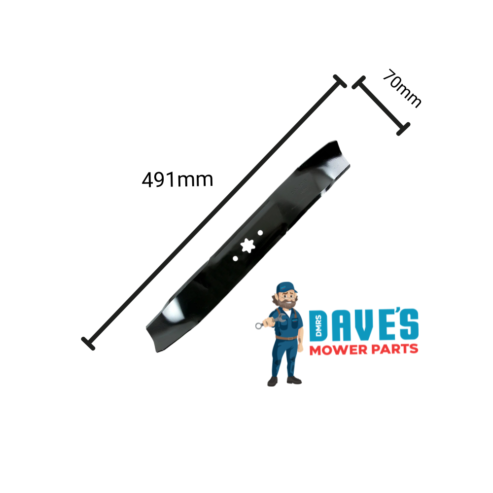 Cub Cadet Ride On Mower Mulching Blade 38 Inch | DMP_BLR5828 replaces 942-0610