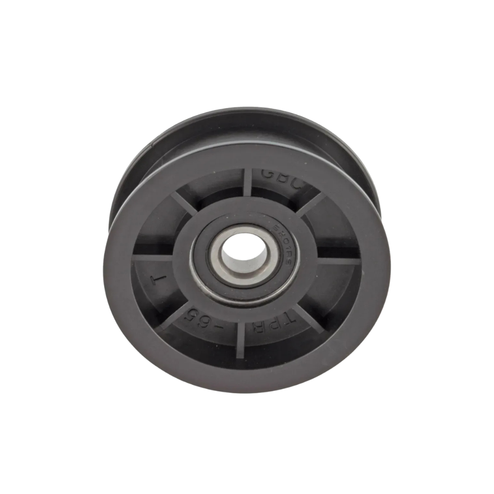 Flat Idler Pulley with Flange - Sealed Bearing - 12mm ID | DMP_PIFBB126598A replaces PIFBB126598A