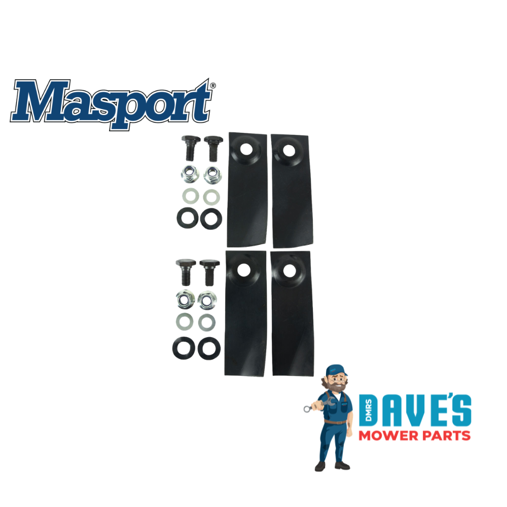 Masport Push Mower Swing Back Blades 19" x4 | DMP_BNC6503 replaces 783310