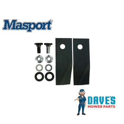 Masport President Mower Swing Back Blades 18" | DMP_BNC3237 replaces 529578