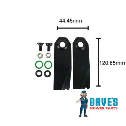 Victa Push Mower Swing Back Blades 18"| DMP_BNC6490 replaces CA09319S