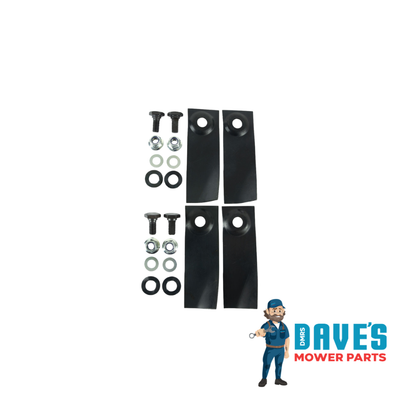 Bushranger Push Mower Swing Back Blades 19" x4 | DMP_BNC6503 replaces 783310