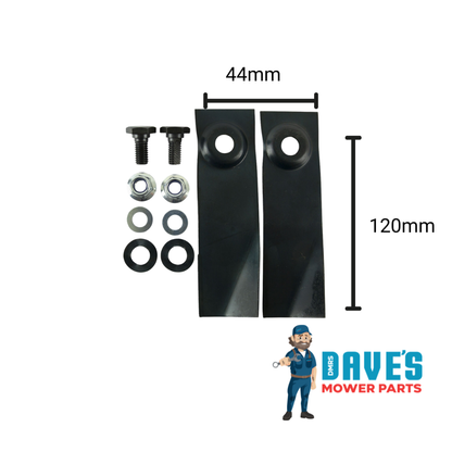 Bushranger 21" Push Mower Blades Fits Cushion Cuts | DMP_BNC6532 replaces BNC6532
