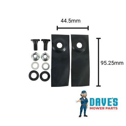Masport Push Mower Swing Back Blades 18" | DMP_BNC5345 replaces 529594