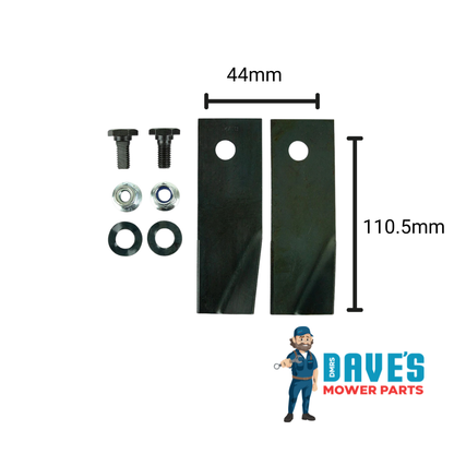 Masport Push Mower Swing Back Blades 19" | DMP_BNC8445 replaces 564669