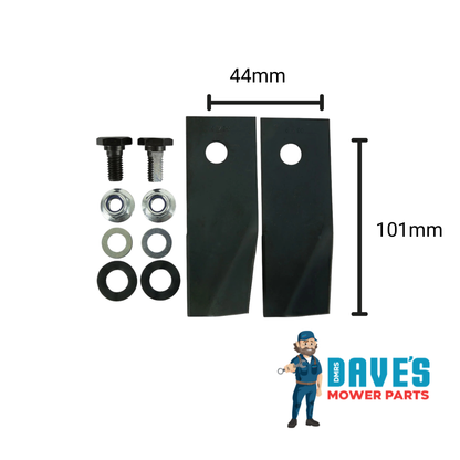 Masport President Mower Swing Back Blades 18" | DMP_BNC3237 replaces 529578