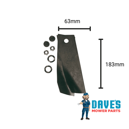 Greenfield Ride On Mower Standard Blade | DMP_BRC5539 replaces GT2137