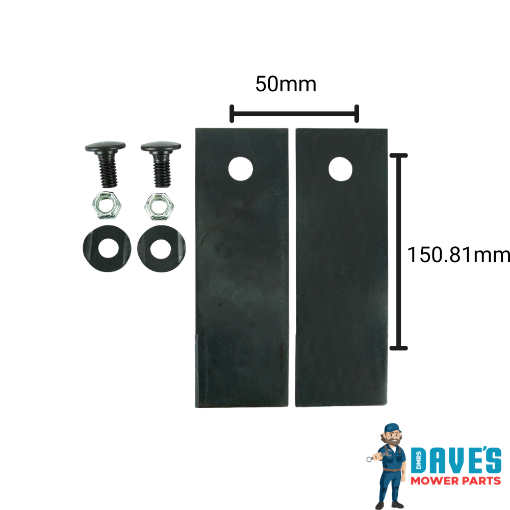 Rover Slasher Mower Swing Back Blades 25" | DMP_BRC5542 replaces A01387/673K