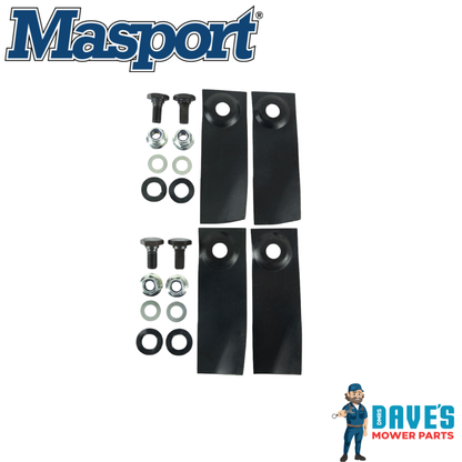 Masport Push Mower Swing Back Blades 19" x4 | DMP_BNC6503 replaces BNC6503