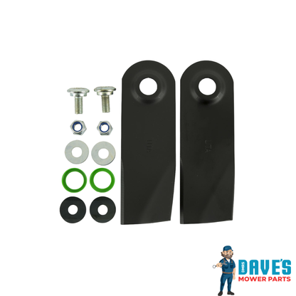 Sanli Push Mower Swing Back Blades 18" | DMP_BNC8138 replaces PSS-LB1