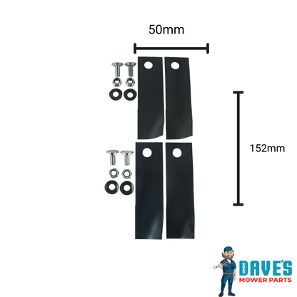 Honda Buffalo Push Mower Swing Back Blades 21" | DMP_BNC6754 replaces BNC6754