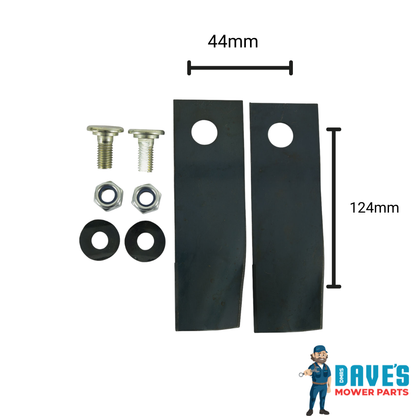 Honda HRU Push Mower Swing Back Blades 19" | DMP_BNC3620 replaces 06720-VA3-K00