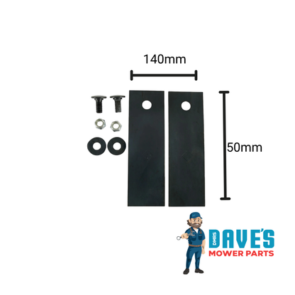 Rover Ride On Mower Swing Back Blades 30" | DMP_BRC5541 replaces BRC5541