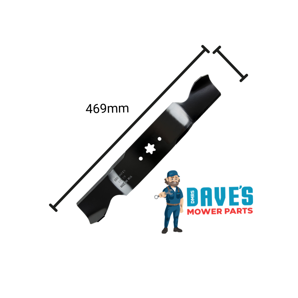 Rover Ride On Mower Standard Blade 54 Inch | DMP_BLR7645 replaces 942-0677