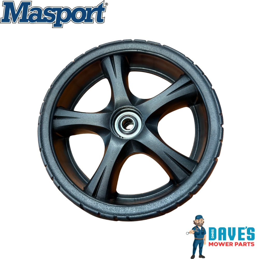 Masport Wheel Assembly 200mm (BLACK) | DMP_573703 replaces 573703